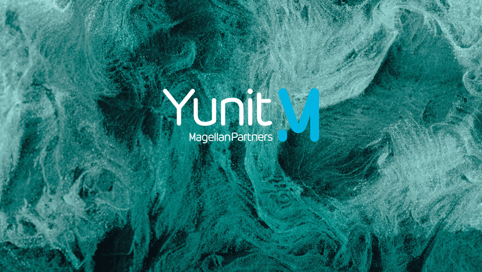 Fond texturé avec logo Yunit
