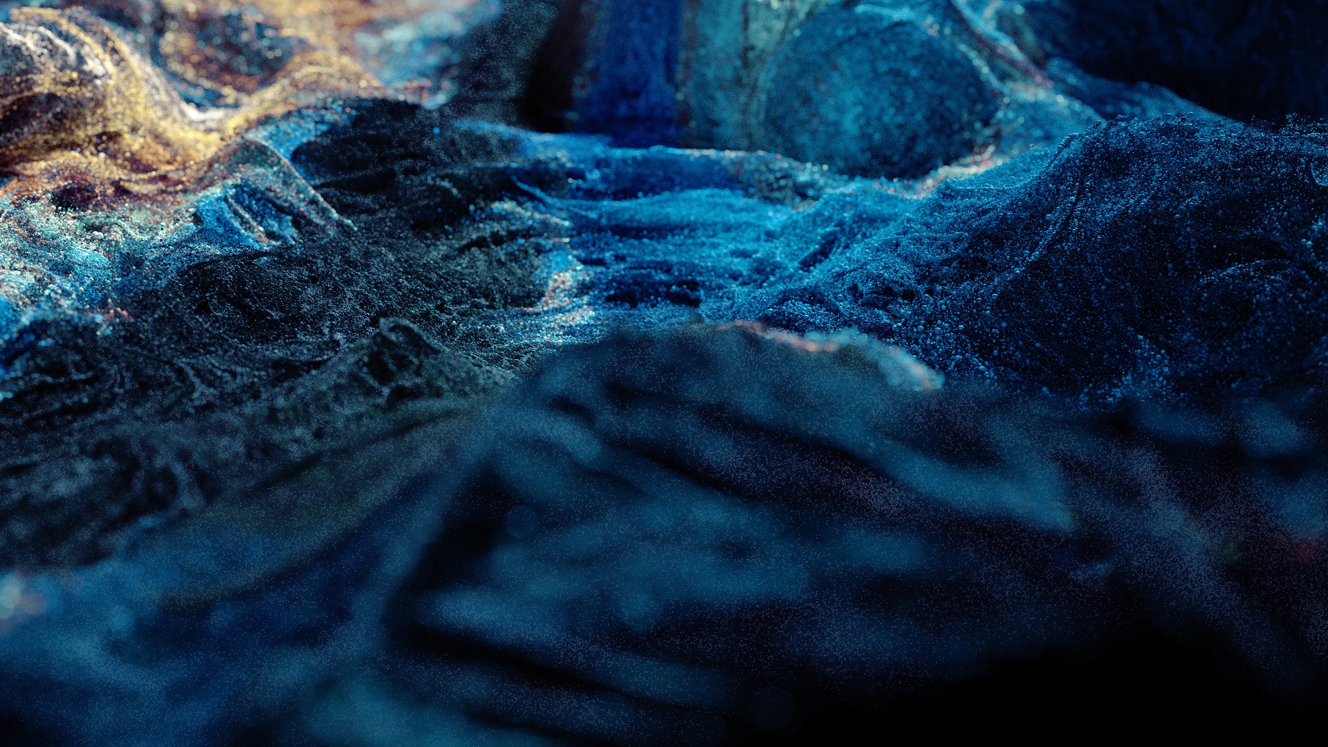 Illustration de flux bleu
