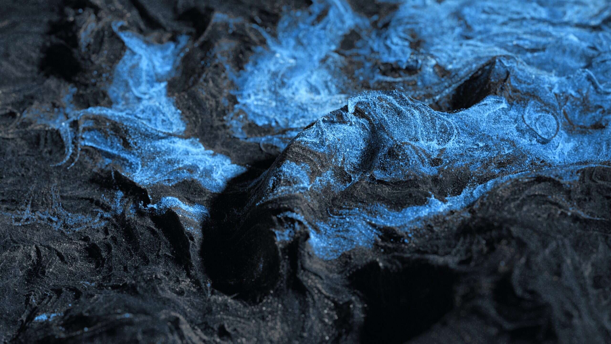 Photo Motifs abstraits bleus et noirs