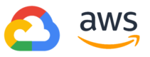 Logo Google Cloud Product et logo AWS
