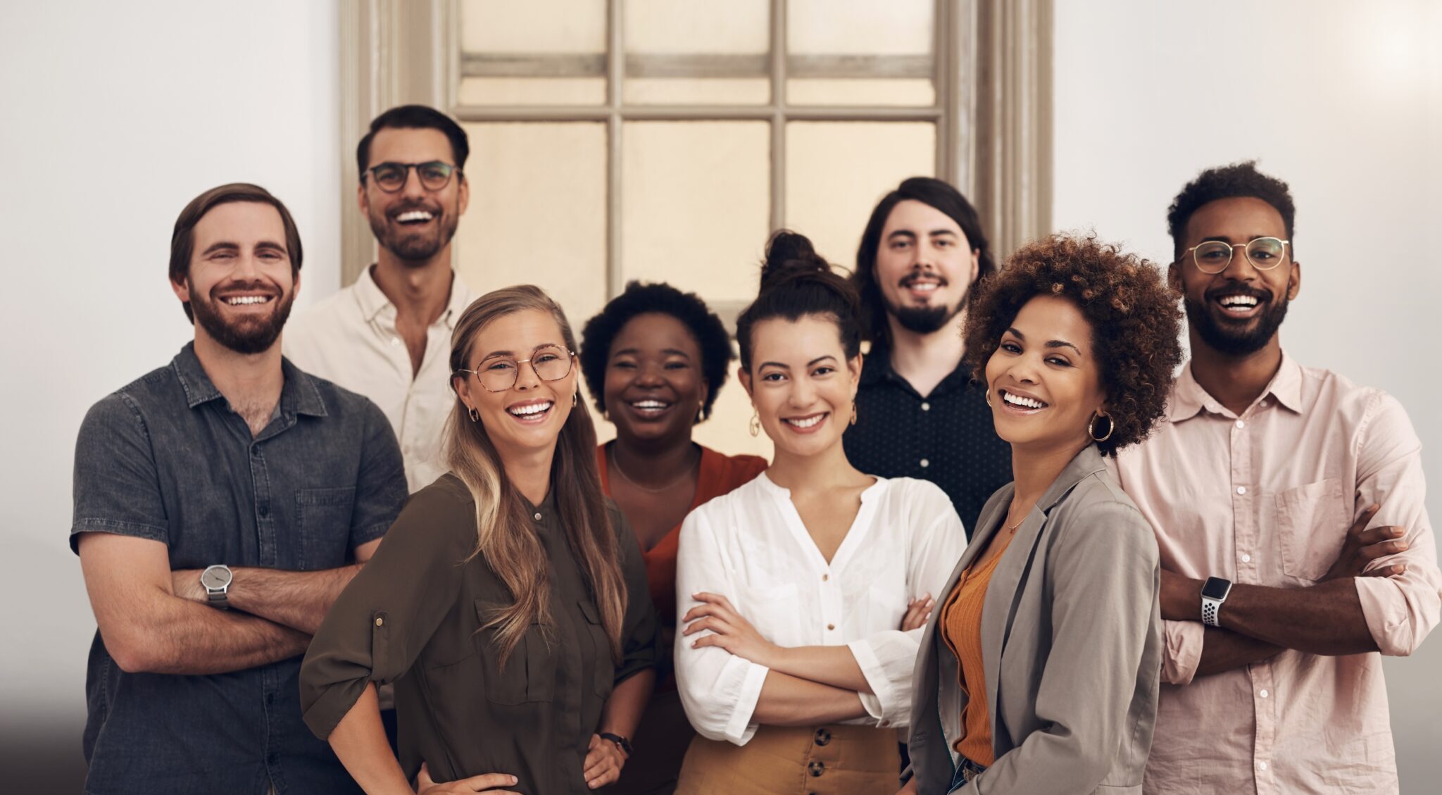 Illustration de personnes posant pour une photo