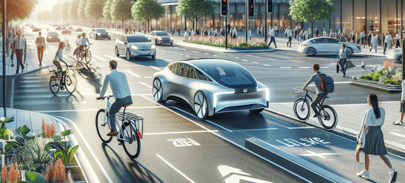 Mobilité multimodale : piétons, vélos, voiture, transports